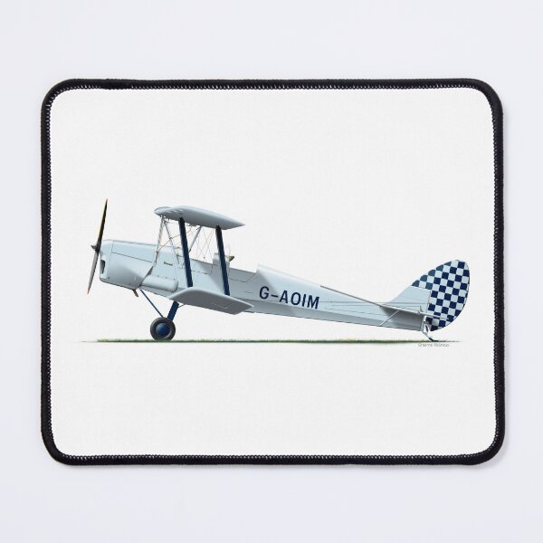 Item preview, DH-82A TIGER MOTH G-AOIM UK 1959 designed and sold by Grubby Fingers Aircraft Illustration.
