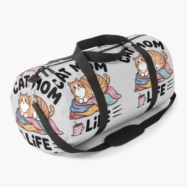 Item preview, Funny Cat Mom Life - Chubby Ginger Cat on Laundry Pile designed and sold by ZyxDes.