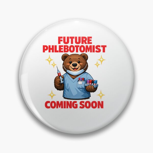 Item preview, Cute Bear Future Phlebotomist Nurse Student Funny Medical Career Coming Soon Design designed and sold by ClinicalHubs.