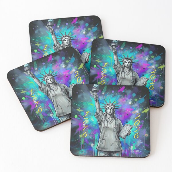Item preview, Liberty in Scrubs: America’s 250th Anniversary Nurse designed and sold by rygenr8.