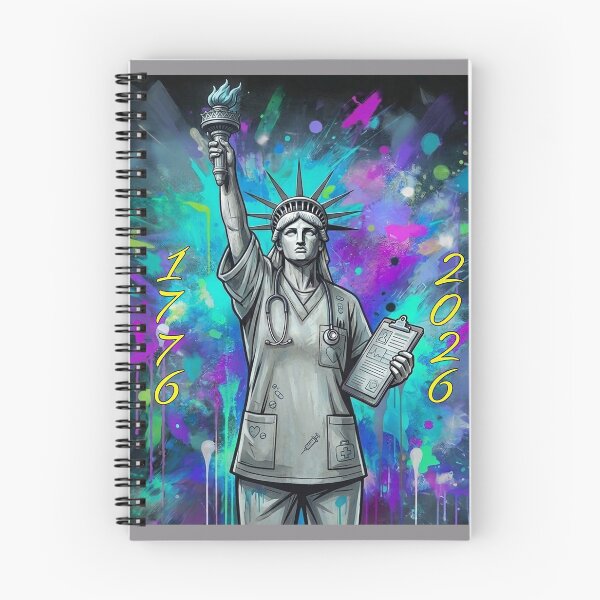 Item preview, Liberty in Scrubs: America’s 250th Anniversary Nurse designed and sold by rygenr8.