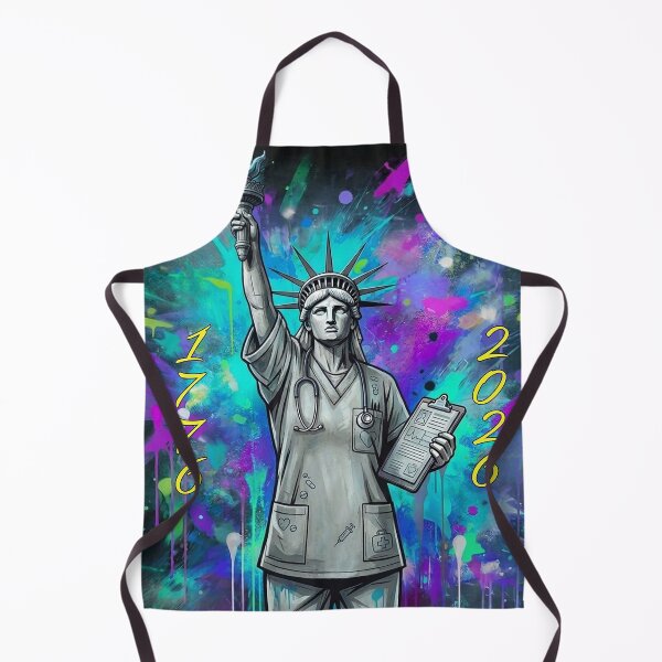 Item preview, Liberty in Scrubs: America’s 250th Anniversary Nurse designed and sold by rygenr8.