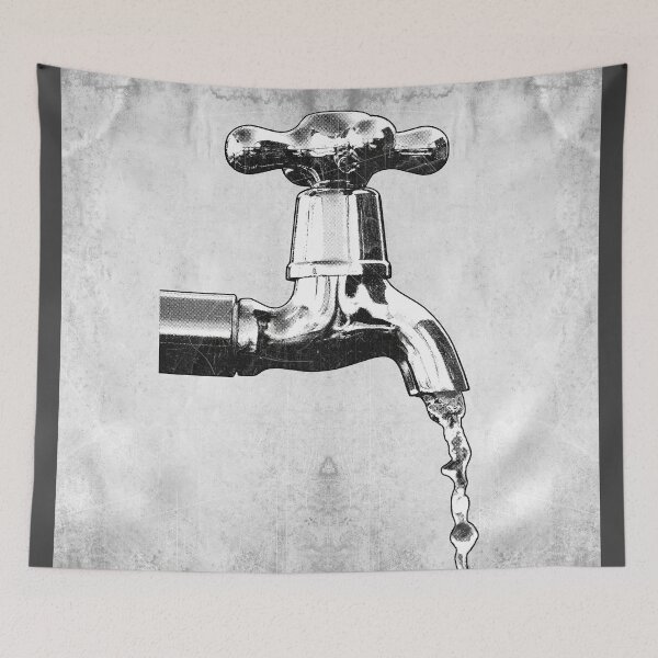 Item preview, Running Chrome Faucet Dripping Water Tap designed and sold by Ghoul Enterprises.