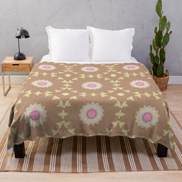 Item preview, Vintage Bohemian Flower Pattern designed and sold by Digitara8595.