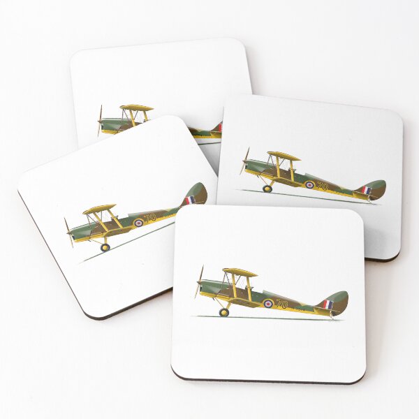 Item preview, DH-82A TIGER MOTH N9374 RAF 1940 designed and sold by Grubby Fingers Aircraft Illustration.