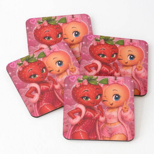 Item preview, Strawberry and Peach designed and sold by CutieIna.