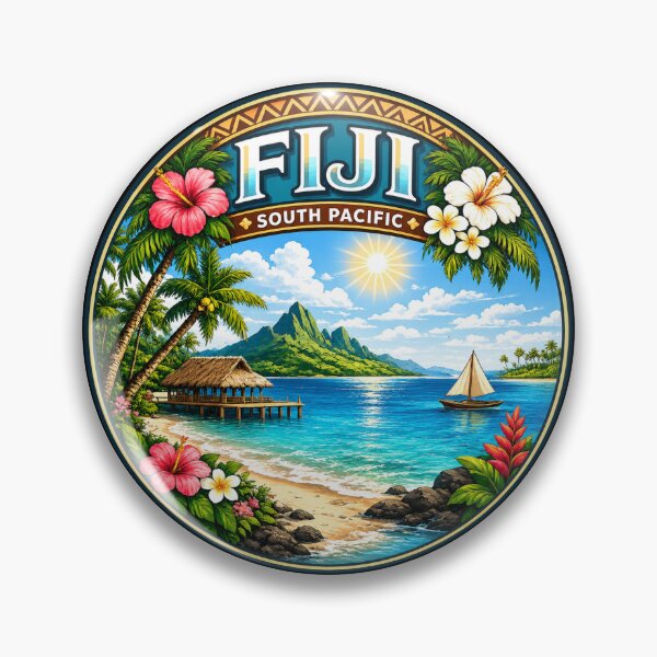 Item preview, Fiji, South Pacific -  Tropical Paradise designed and sold by Myra365Art.