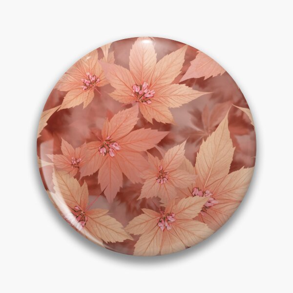 Item preview, Soft Peach Maple Leaves Autumn Nature Pattern designed and sold by AmDecor.