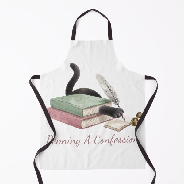Item preview, Penning A Confession — Cat Quill Writer Cozy Mystery Tee designed and sold by kosimazaki.