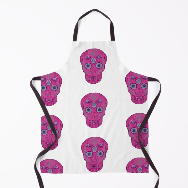 Item preview, Hot Pink Day Of The Dead Sugar Skull designed and sold by Anne Londez Studio.