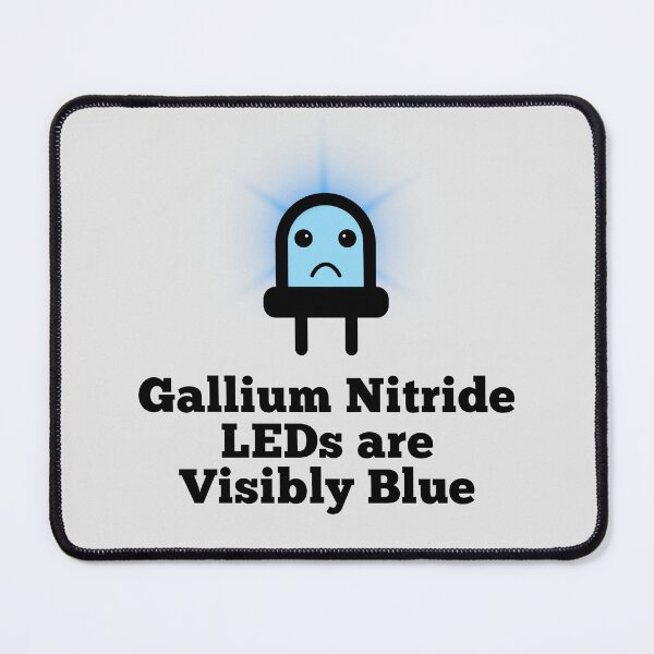 Item preview, Gallium Nitride Semiconductor LEDs are Visibly Blue. designed and sold by MPC-Mince-Pies.