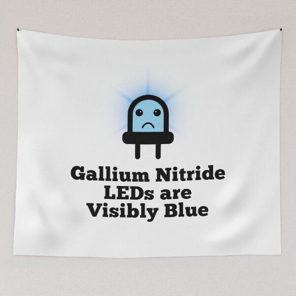 Item preview, Gallium Nitride Semiconductor LEDs are Visibly Blue. designed and sold by MPC-Mince-Pies.