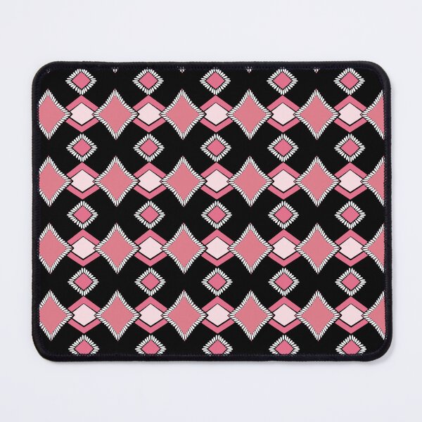 Item preview, Tribal Geometric Pink on Black designed and sold by Art in My Loft.