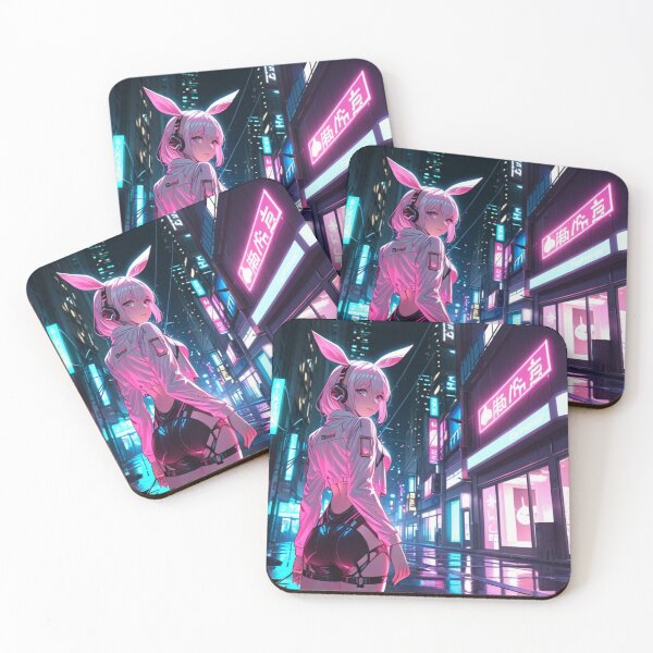 Item preview, Neon Tokyo Cyberpunk Bunny Girl designed and sold by AnimDream .