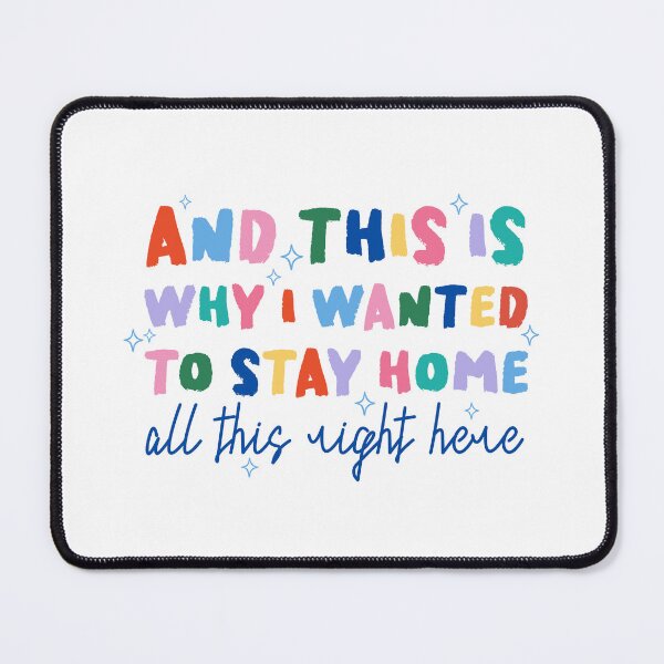 Item preview, And This Is Why I Wanted To Stay Home – Funny Introvert Quote designed and sold by All That Jazz Store.