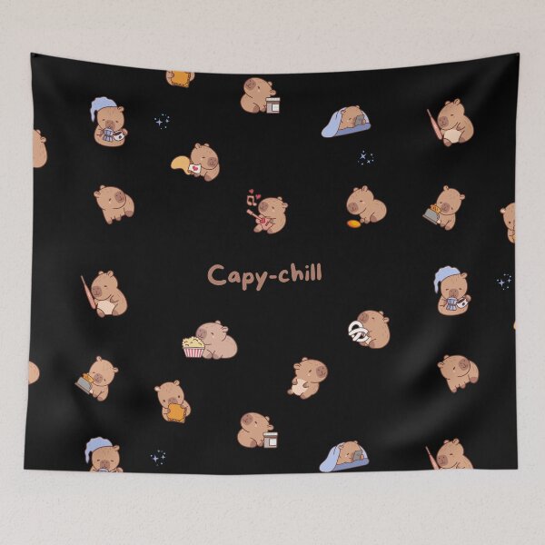 Item preview, capybara - chill - cute capybara pack designed and sold by SpartanDStore.