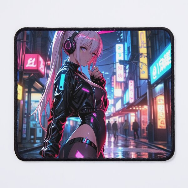 Item preview, Cyberpunk Bunny Girl Rainy Night designed and sold by AnimDream .