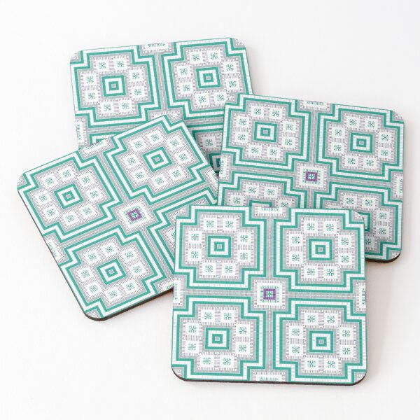 Item preview, Mint Maze Geometric Seamless Pattern designed and sold by ScreenPin.