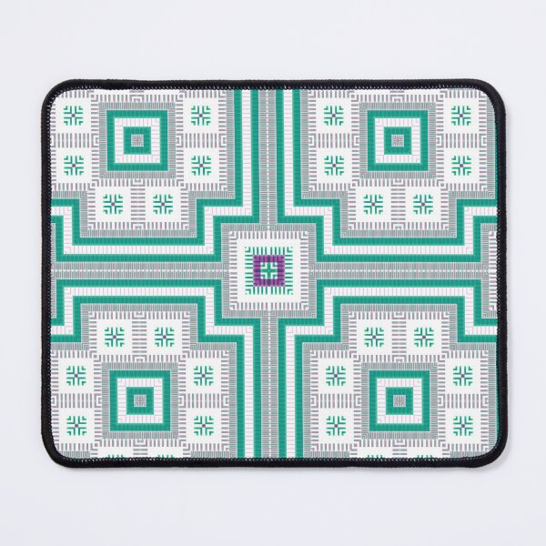Item preview, Mint Maze Geometric Seamless Pattern designed and sold by ScreenPin.