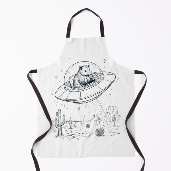 Artikelvorschau, Vintage Opossum reitet UFO Tierliebhaber entworfen und verkauft von DoodleTortle.
