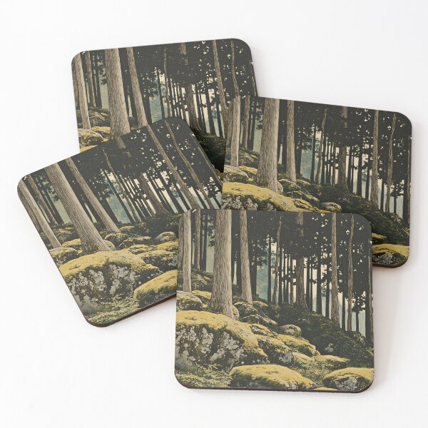 Item preview, Japandi Forest  - Minimalist Japanese Zen Wall Art  designed and sold by KJNihonDesigner.