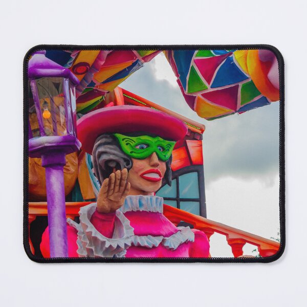Item preview, Colorful Carnival Parade Float With Masked Figure and Whimsical Festival Decoration designed and sold by Nmallia.