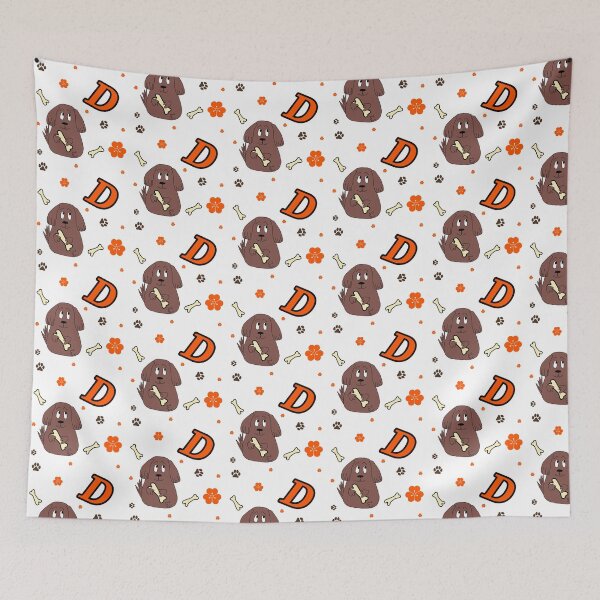 Item preview, Cute Dog Letter D Baby One-Piece Gift designed and sold by illeN-Art-World.