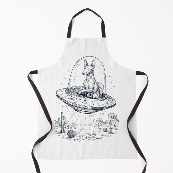 Item preview, Vintage Pharaoh Hound Riding UFO Dog Mom Dad Lover designed and sold by DoodleTortle.