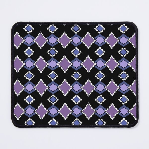 Item preview, Tribal Geometric Purple and Blue on Black designed and sold by Art in My Loft.