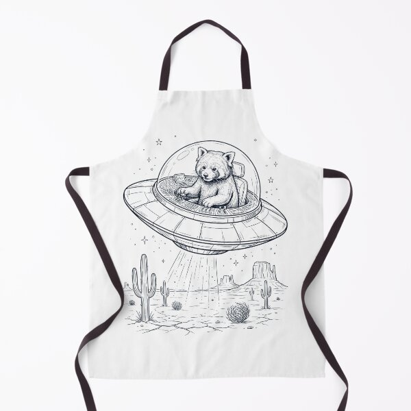 Artikelvorschau, Vintage Roter Panda reitet UFO Tierliebhaber entworfen und verkauft von DoodleTortle.