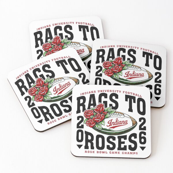 Item preview, Indiana Hoosiers Football Rags To Roses 2026 Rose Bowl Champs designed and sold by qijuredazima.