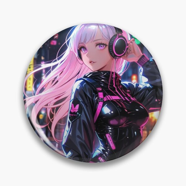 Item preview, Anime Bunny Girl Hologram City designed and sold by AnimDream .