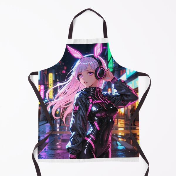 Item preview, Anime Bunny Girl Hologram City designed and sold by AnimDream .