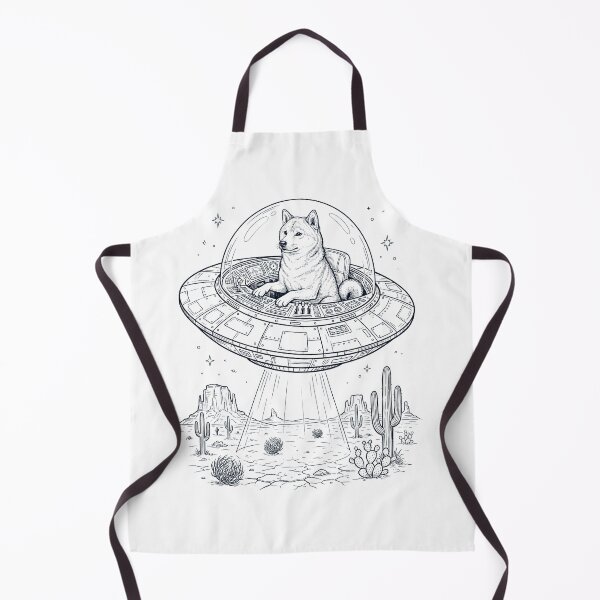 Item preview, Vintage Shiba Inu Riding UFO Dog Mom Dad Lover designed and sold by DoodleTortle.