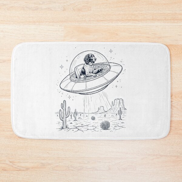 Item preview, Vintage Small Munsterlander Pointer Riding UFO Dog Mom Dad Lover designed and sold by DoodleTortle.