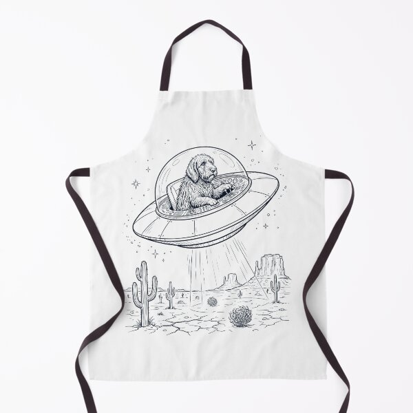 Item preview, Vintage Spinone Italiano Riding UFO Dog Mom Dad Lover designed and sold by DoodleTortle.
