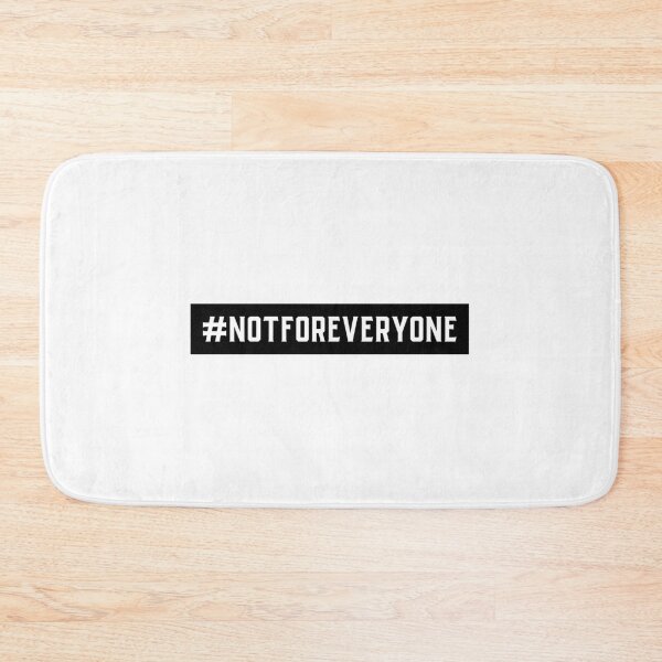 Item preview, #NotForEveryone Hashtag T-Shirt designed and sold by DwishOriginals.