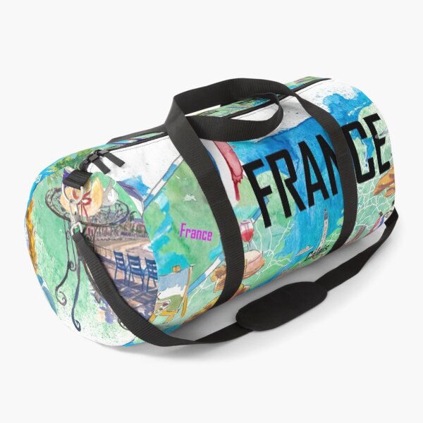 Item preview, France Illustrated Map – Travel Memory Print, French Regions Wall Art, Europe Gift designed and sold by artshop77.