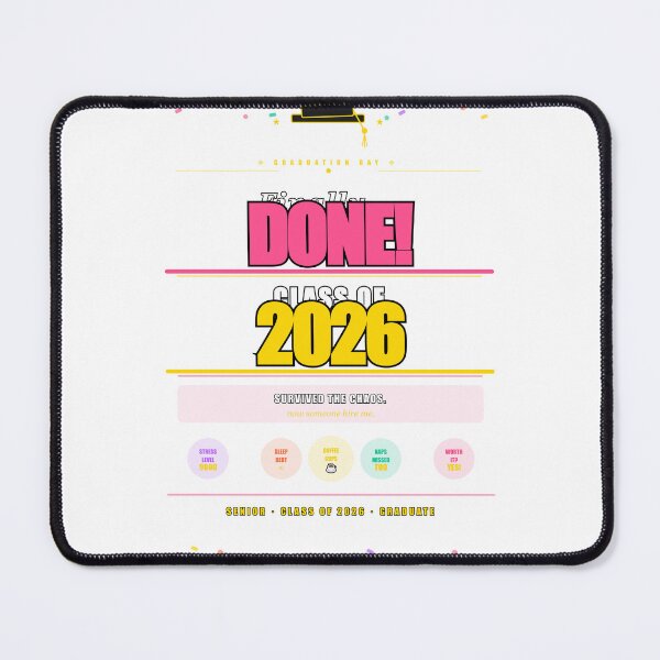 Item preview, Class Of 2026 Finally Done Funny Senior Graduation Gift designed and sold by Mega-Shopping.