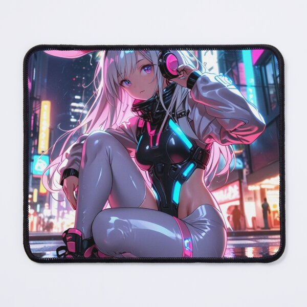 Item preview, Neon Bunny Girl Future Tokyo designed and sold by AnimDream .