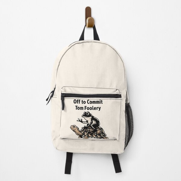 Item preview, Off to Commit Tom Foolery - Funny Frog Riding a Tortoise designed and sold by ZyxDes.