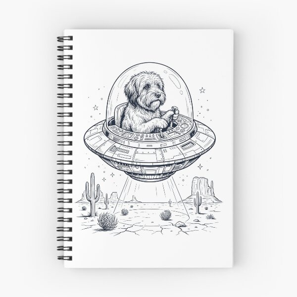 Item preview, Vintage Tibetan Terrier Riding UFO Dog Mom Dad Lover designed and sold by DoodleTortle.
