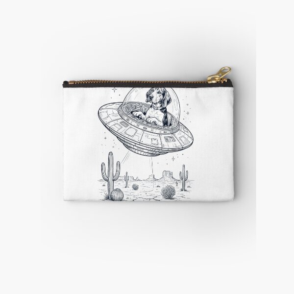 Item preview, Vintage Treeing Walker Coonhound Riding UFO Dog Mom Dad Lover designed and sold by DoodleTortle.