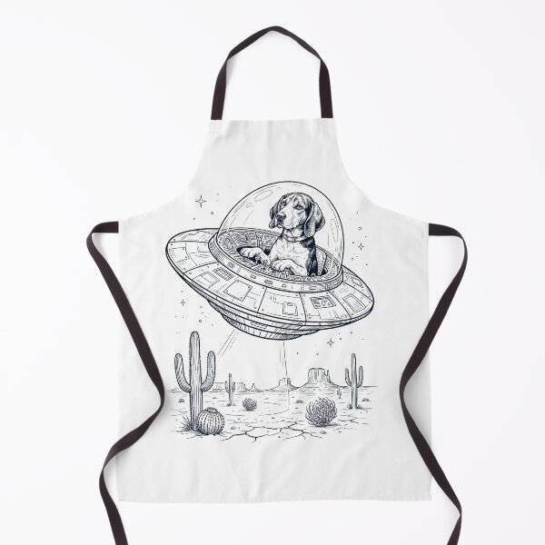Item preview, Vintage Treeing Walker Coonhound Riding UFO Dog Mom Dad Lover designed and sold by DoodleTortle.