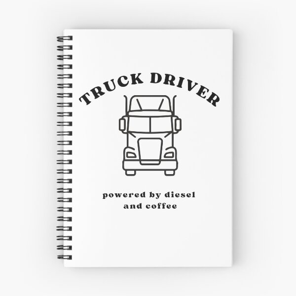 Item preview, Truck Driver - powered by diesel and coffee designed and sold by Cami & Co. Design.
