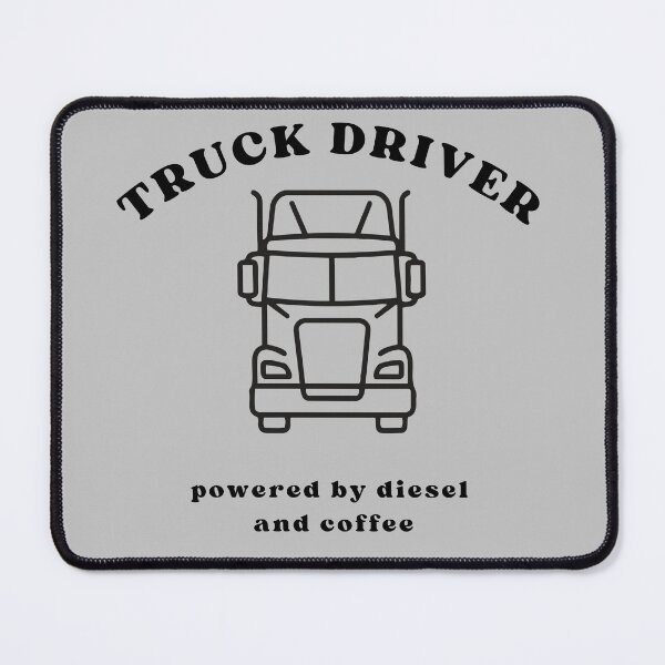 Item preview, Truck Driver - powered by diesel and coffee designed and sold by Cami & Co. Design.