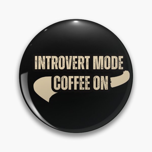 Aperçu de l'œuvre T-shirt minimaliste « Introvert Mode Coffee On » – T-shirt pour amoureux du café créée et vendue par Line-Mood1⭐️⭐️⭐️⭐️⭐️.