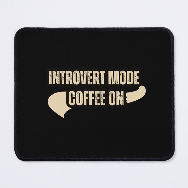Item preview, Introvert Mode Coffee On Shirt – Minimal Coffee Lover T-Shirt T-Shirt designed and sold by Final Chance Designs⭐️⭐️⭐️⭐️⭐️.