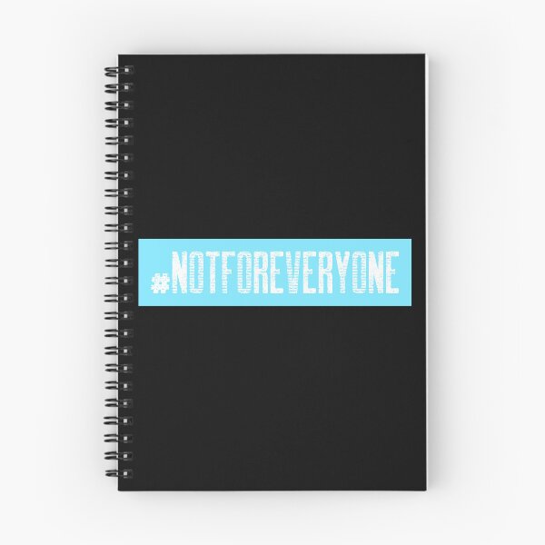 Item preview, #NotForEveryone Hashtag T-Shirt designed and sold by DwishOriginals.