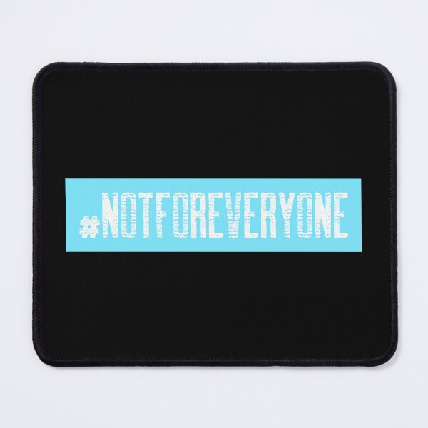 Item preview, #NotForEveryone Hashtag T-Shirt designed and sold by DwishOriginals.